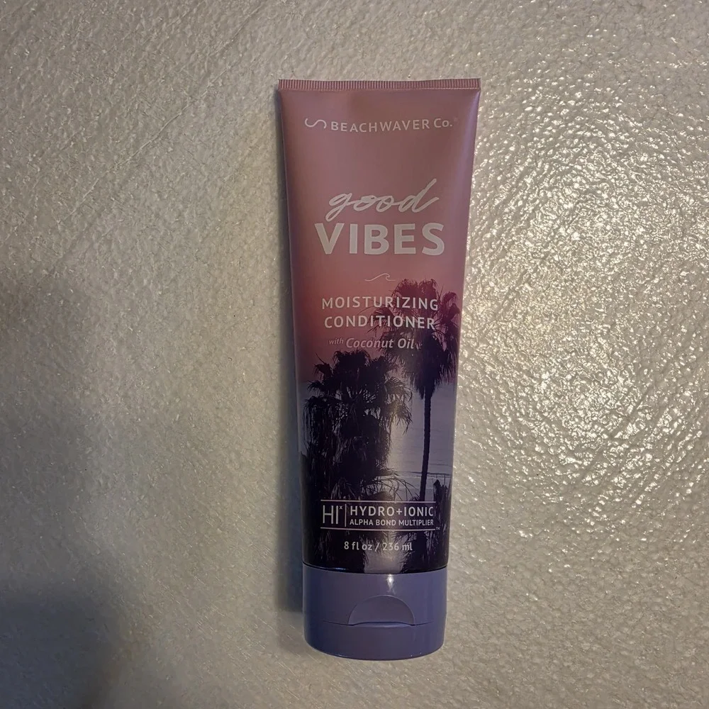 Beachwaver Co Good Vibes Moisturizing Conditioner 8oz NEW SEALED Vegan Hair Care